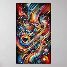 楽曲 – 歌詞抽象芸術12 ポスター