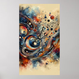 楽曲 – 歌詞抽象芸術14 ポスター