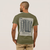 ：楽最高のなスタイルのためのミニマルリストグラフィックティー Tシャツ (裏面フル)