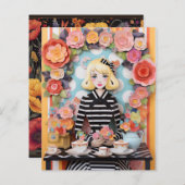 楽王室のしみ:紙人形ザリッツで飲む (正面/裏面)