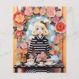 楽王室のしみ：紙人形ザリッツで飲む