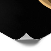 楽癒し霊気シンボル手描きアート ポスター (角)