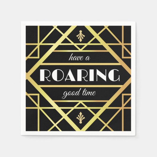 「楽素晴らししい時を過ごせ」 スタンダードカクテルナプキン (正面)