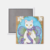 楽観主義の四角い磁石 マグネット (正面/裏面)