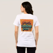 楽観主義は伝染する トライブレンドＴシャツ (裏面全面)