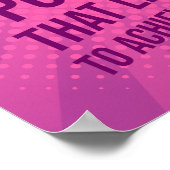 楽観主義は力であるやる気を起こさせる- 感動的 ポスター (角)