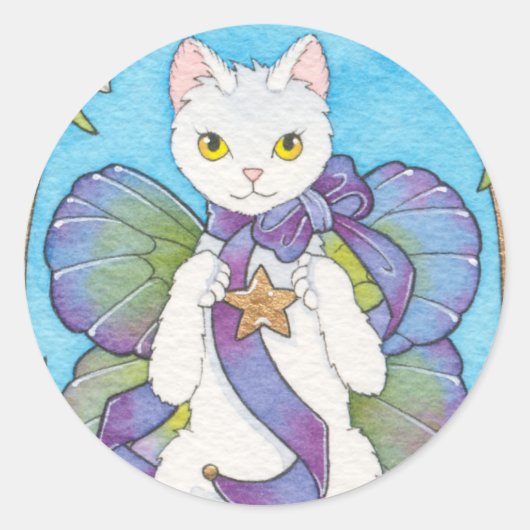 楽観主義ラウンドステッカー ラウンドシール (正面)