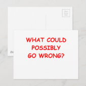 楽観主義 ポストカード (正面/裏面)