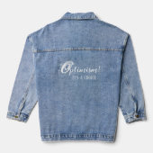 楽観主義！選択の余地がある – Denim Jacket デニムジャケット (裏面)