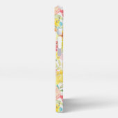 楽観主義 – 鮮やかな水彩フローラ iPhoneケース (左側面)