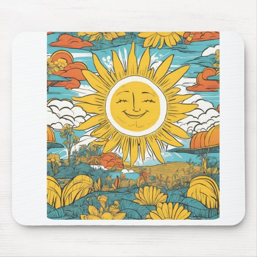 楽観的であるさま マウスパッド (正面)