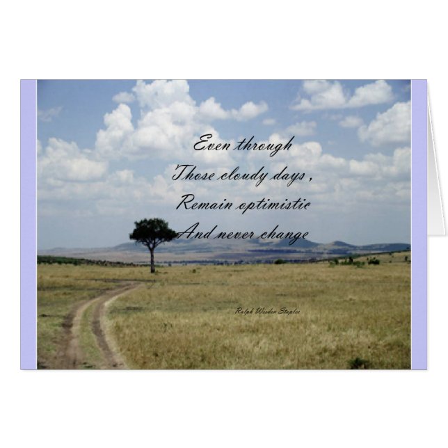 楽観的である (正面横)