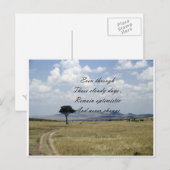 楽観的である ポストカード (正面/裏面)