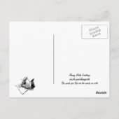 楽観的である ポストカード (裏面)