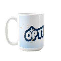 楽観的なコーヒーマグ