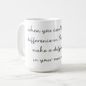 楽観的なマグカップ コーヒーマグカップ (正面左)