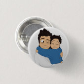 楽観的な抱擁! 缶バッジ (正面&裏面)