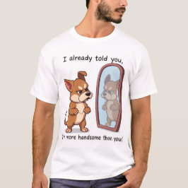楽観的な犬 Tシャツ