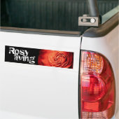 楽観的な生活 バンパーステッカー (トラック上)