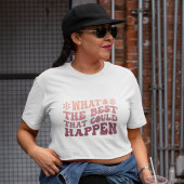 楽観的な結果グラフィックT型 Tシャツ