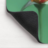 楽観的上がりました マウスパッド (コーナー)