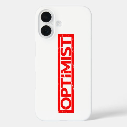 楽観的切手 Case-Mate iPhoneケース (裏面)