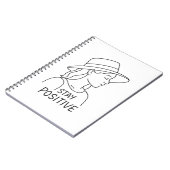 楽観的前向きで強さを保つ ノートブック (左側)