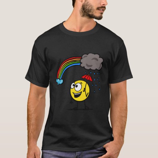 楽観的立場 Tシャツ (正面)