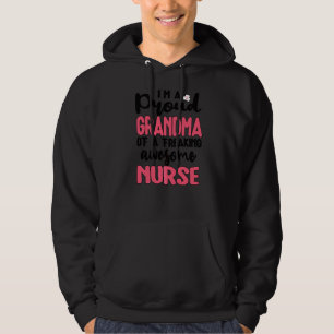 楽誇りを持ったしいナース看護の祖母素晴らし パーカ