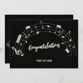 楽譜おめでとう シーズンカード (正面/裏面)