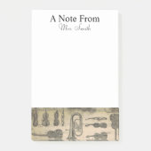 楽譜からノートTuba Violin Guitar ポストイット (正面)