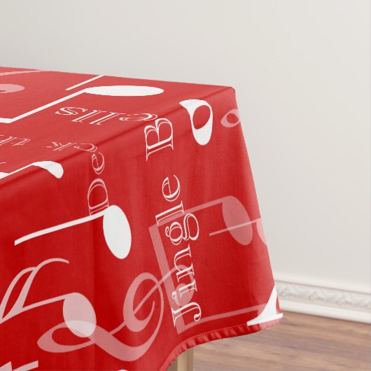 楽譜とシンボル、クリスマスキャロル テーブルクロス (インサイチュ)