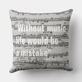 楽譜と引用文 クッション (裏面)