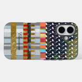 楽譜と音楽パタストライプーンカッコいい Case-Mate iPhoneケース (裏面 (横))