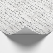 楽譜の包装紙のギフト用包装紙 ラッピングペーパー (角)