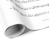 楽譜の包装紙 ラッピングペーパー (ロールコーナー)