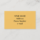 楽譜の名刺 名刺 (裏面)