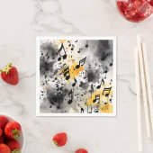 楽譜の束 スタンダードカクテルナプキン (インサイチュ)