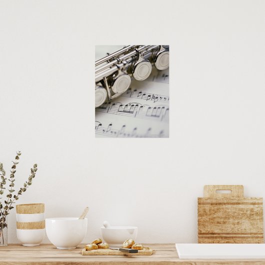 楽譜の笛 ポスター (キッチン)