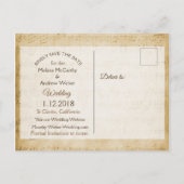 楽譜はがきを保存 案内ポストカード (裏面)