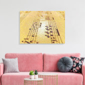 楽譜を上げる キャンバスプリント (インサイチュ (リビング))