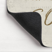 楽譜を見て「わたしの魂を歌う」文字 マウスパッド (コーナー)