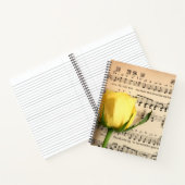 楽譜イエローローズ ノートブック (内部)