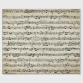 楽譜オンヴィンテージ紙 ラッピングペーパー (フラット)