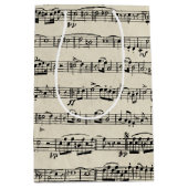 楽譜オンヴィンテージ ミディアムペーパーバッグ (正面)