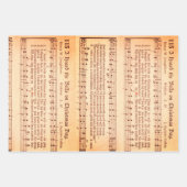 楽譜クリスマスベルズピアノソンサンタ |設定 ラッピングペーパーシート (正面3)