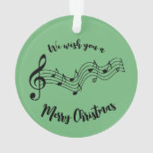 楽譜デザインアクリルオーナメント オーナメント (裏面)
