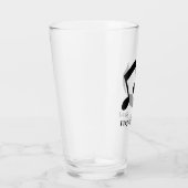 楽譜デザイン飲みガラス タンブラーグラス (右)