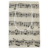 楽譜デザイン ミディアムペーパーバッグ (正面)