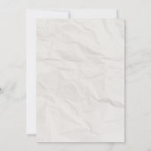 楽譜ハッピーバースデーフラットカード (裏面)